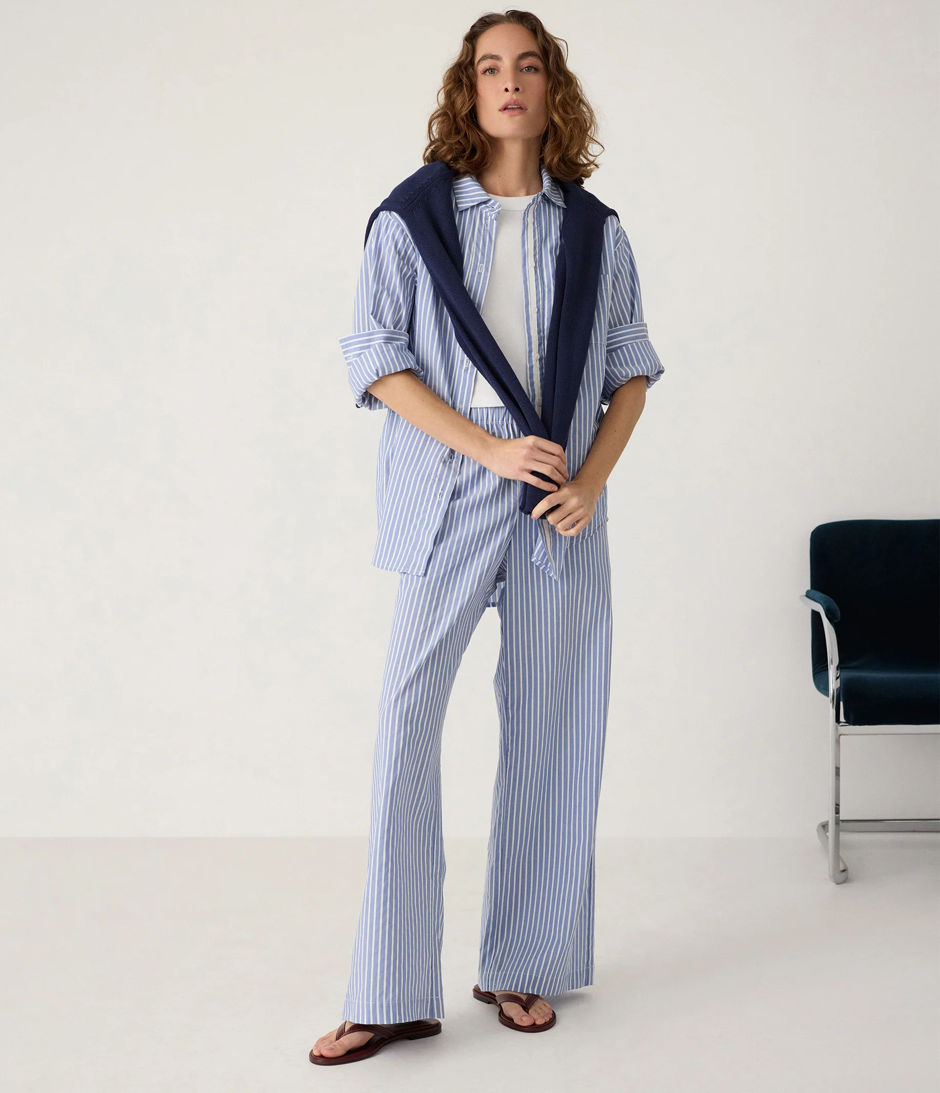 Taylor Striped Wide Leg Pant