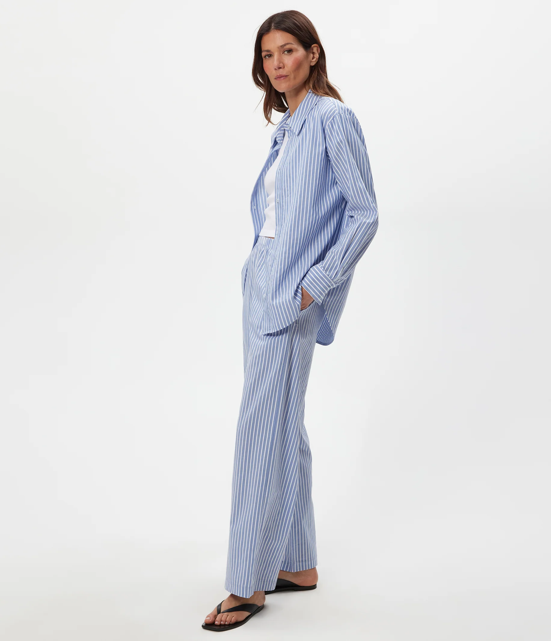 Taylor Striped Wide Leg Pant - Image 3