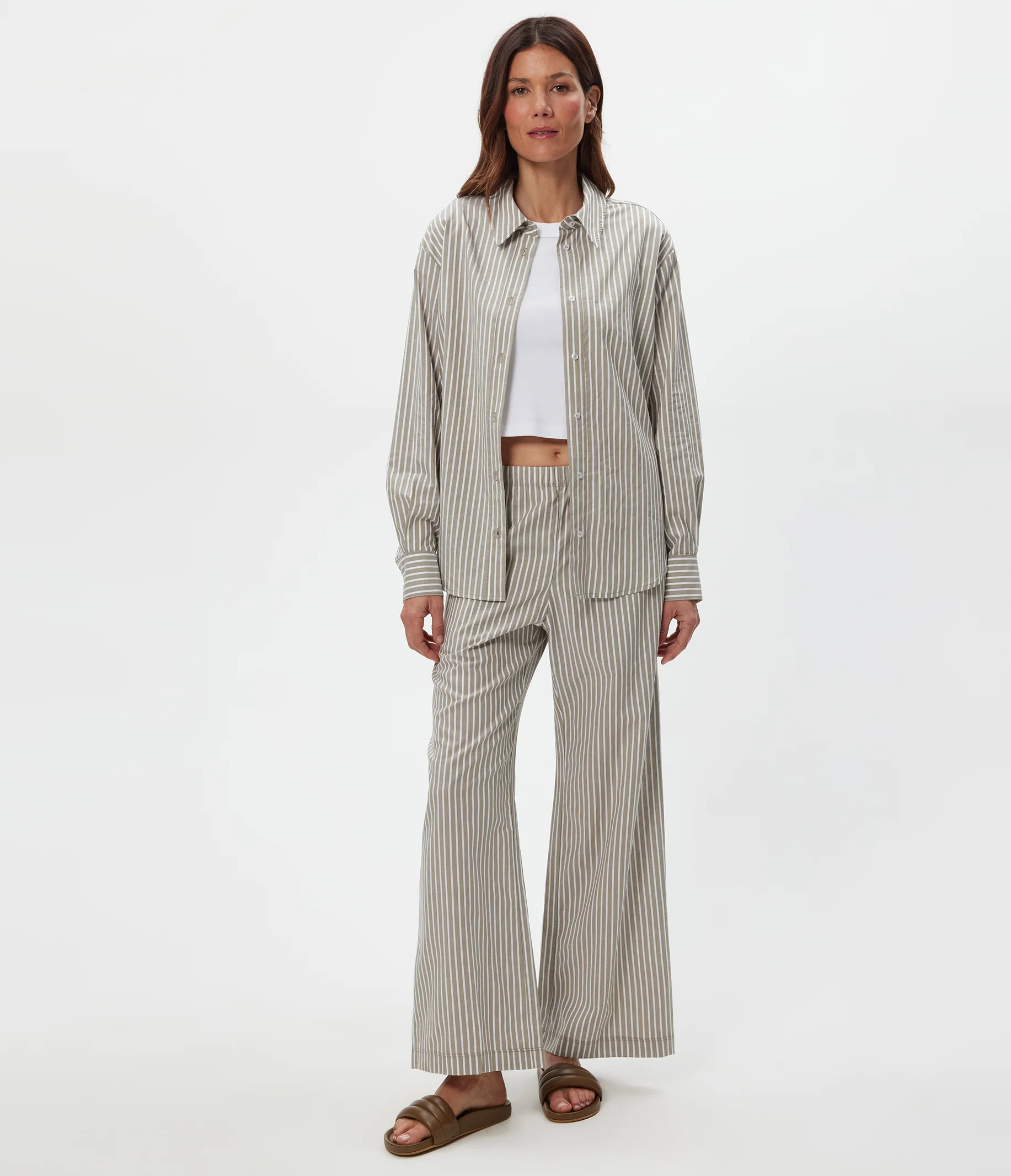 Taylor Striped Wide Leg Pant - Image 5