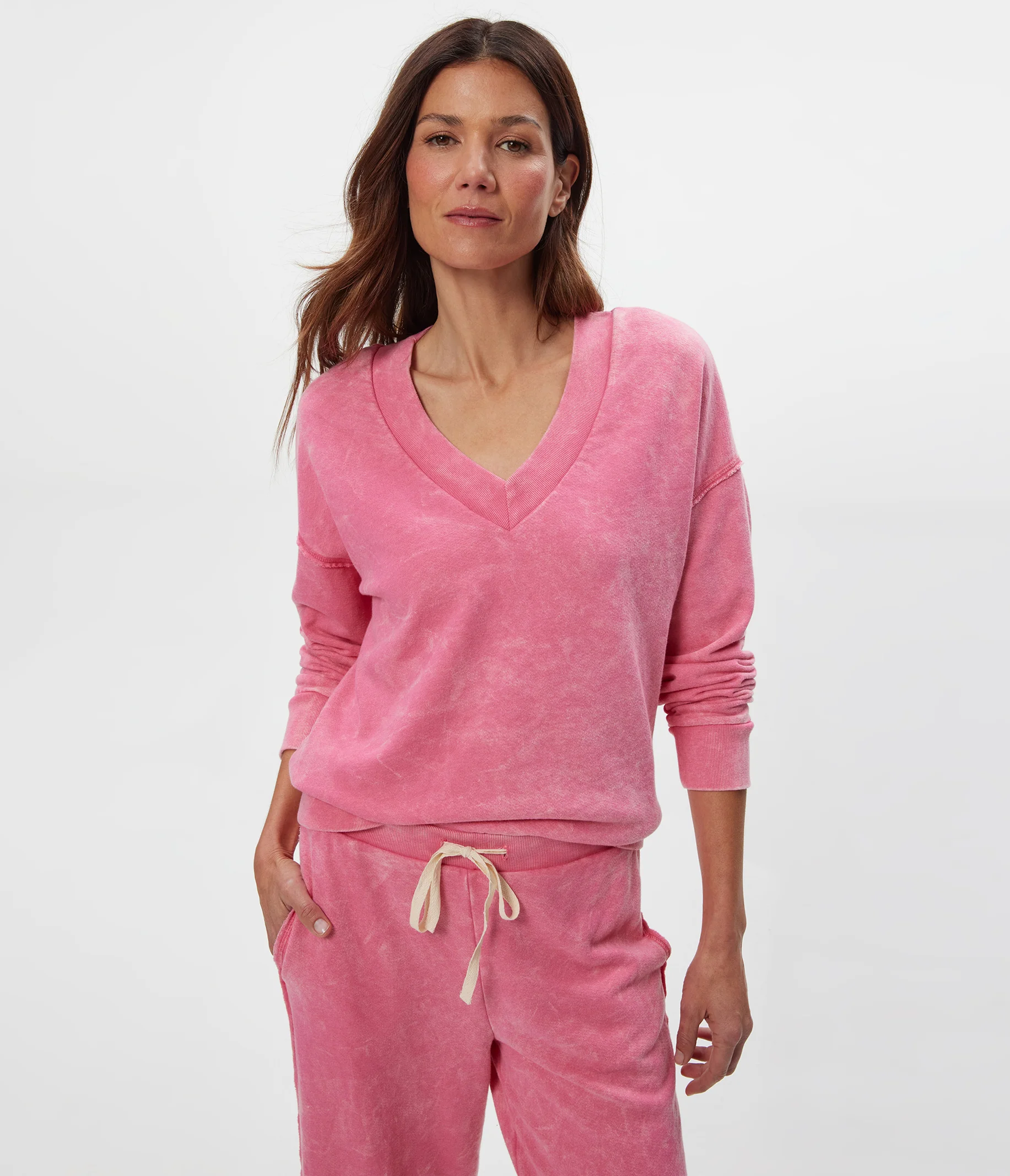 Tibby V-Neck Sweatshirt - Image 11