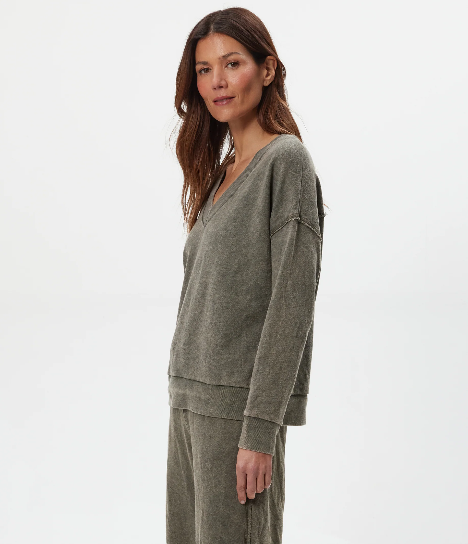 Tibby V-Neck Sweatshirt - Image 3