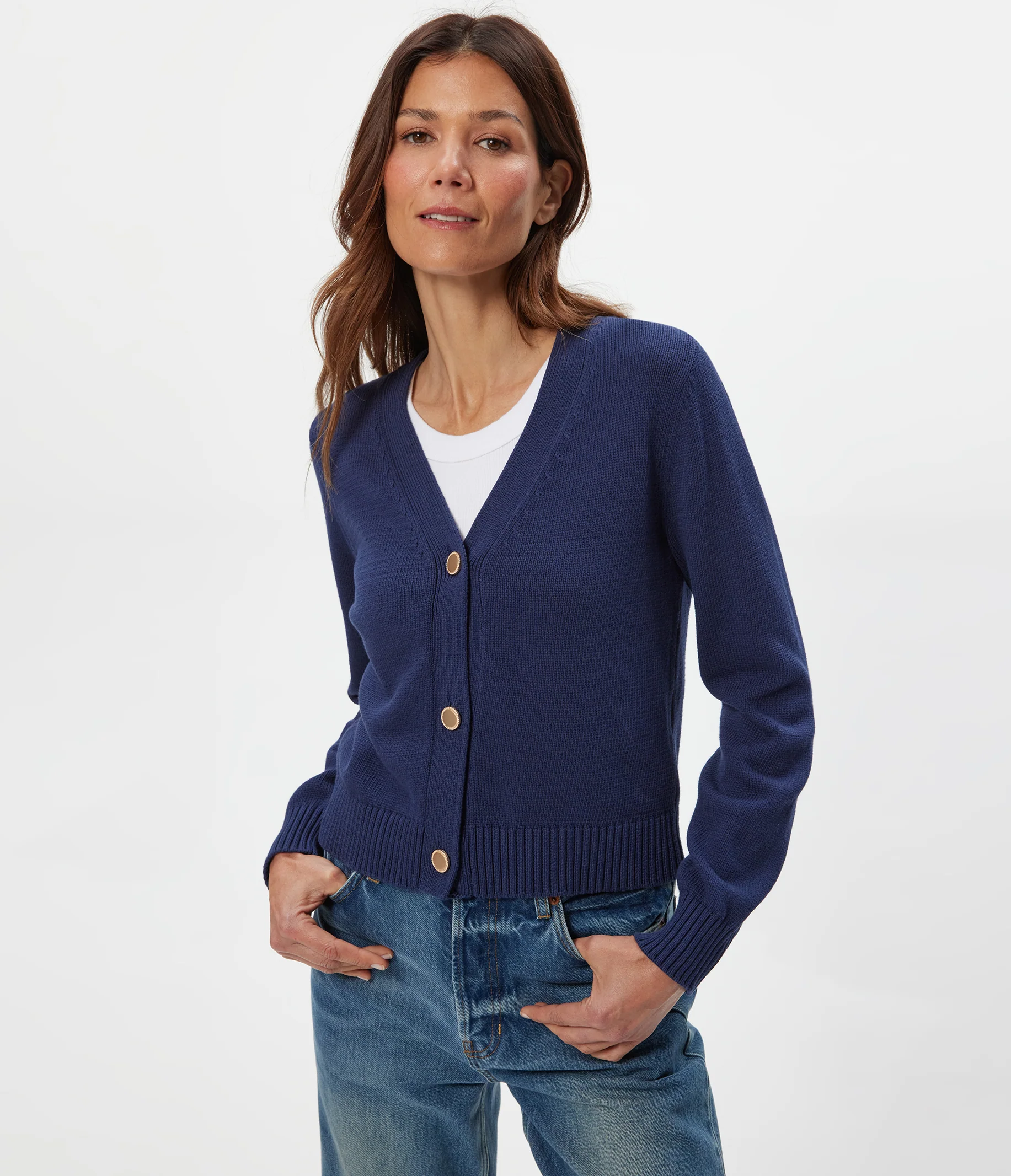 Tracey Cropped Cardigan - Image 2