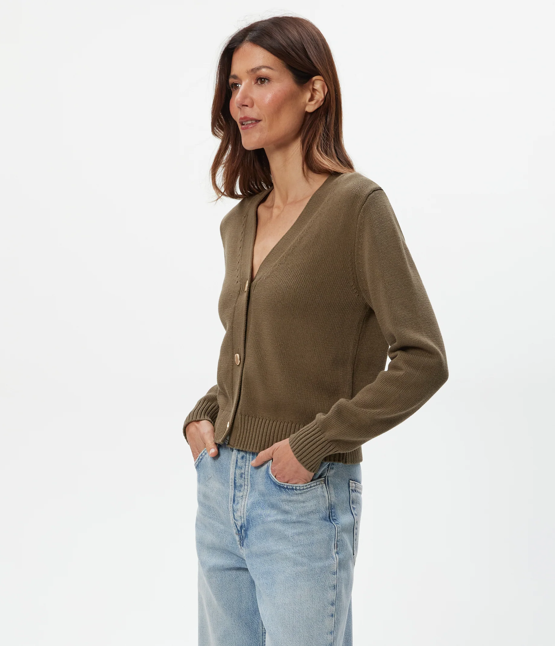 Tracey Cropped Cardigan - Image 9