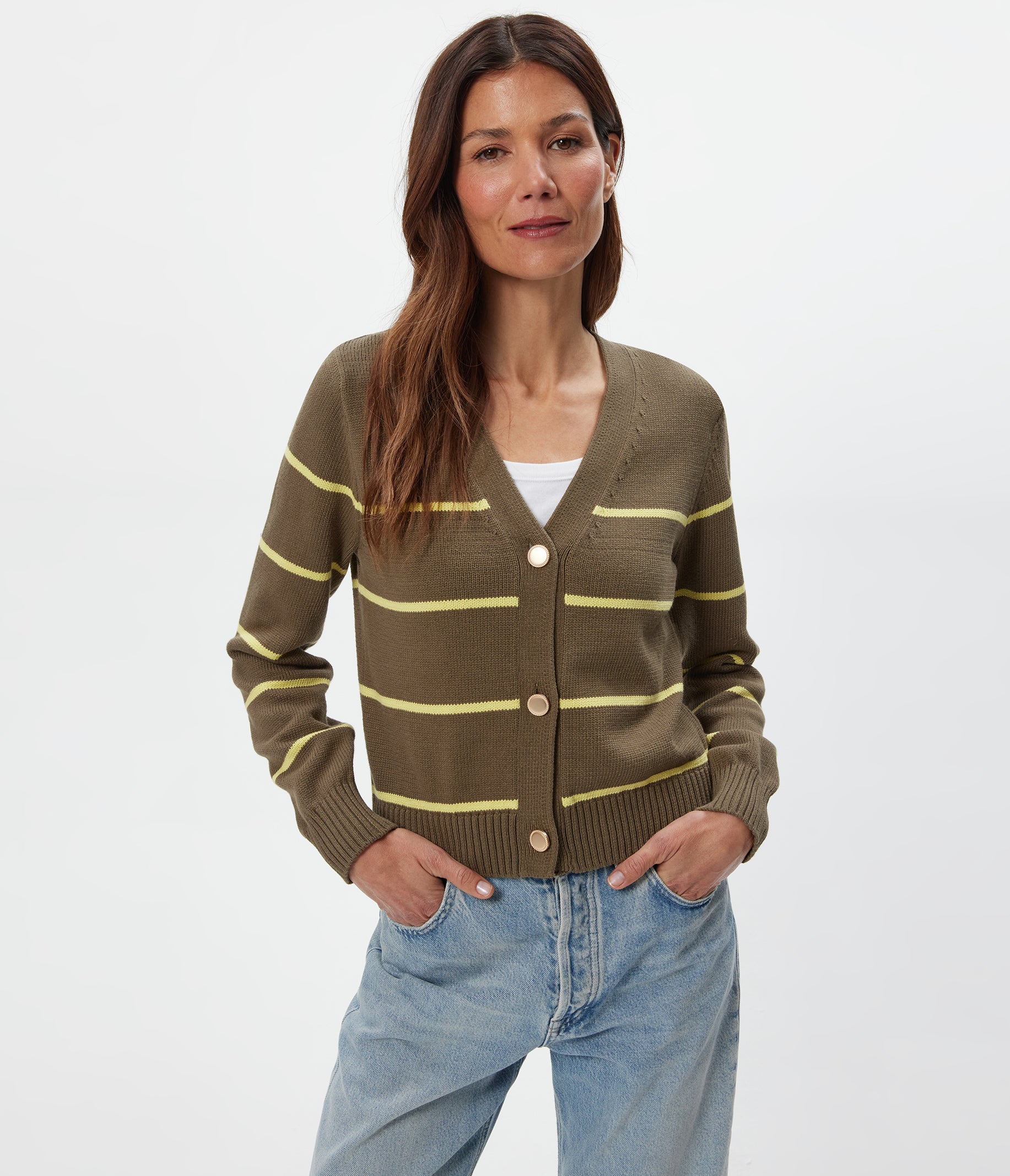 Tracey Striped Cardigan - Image 5