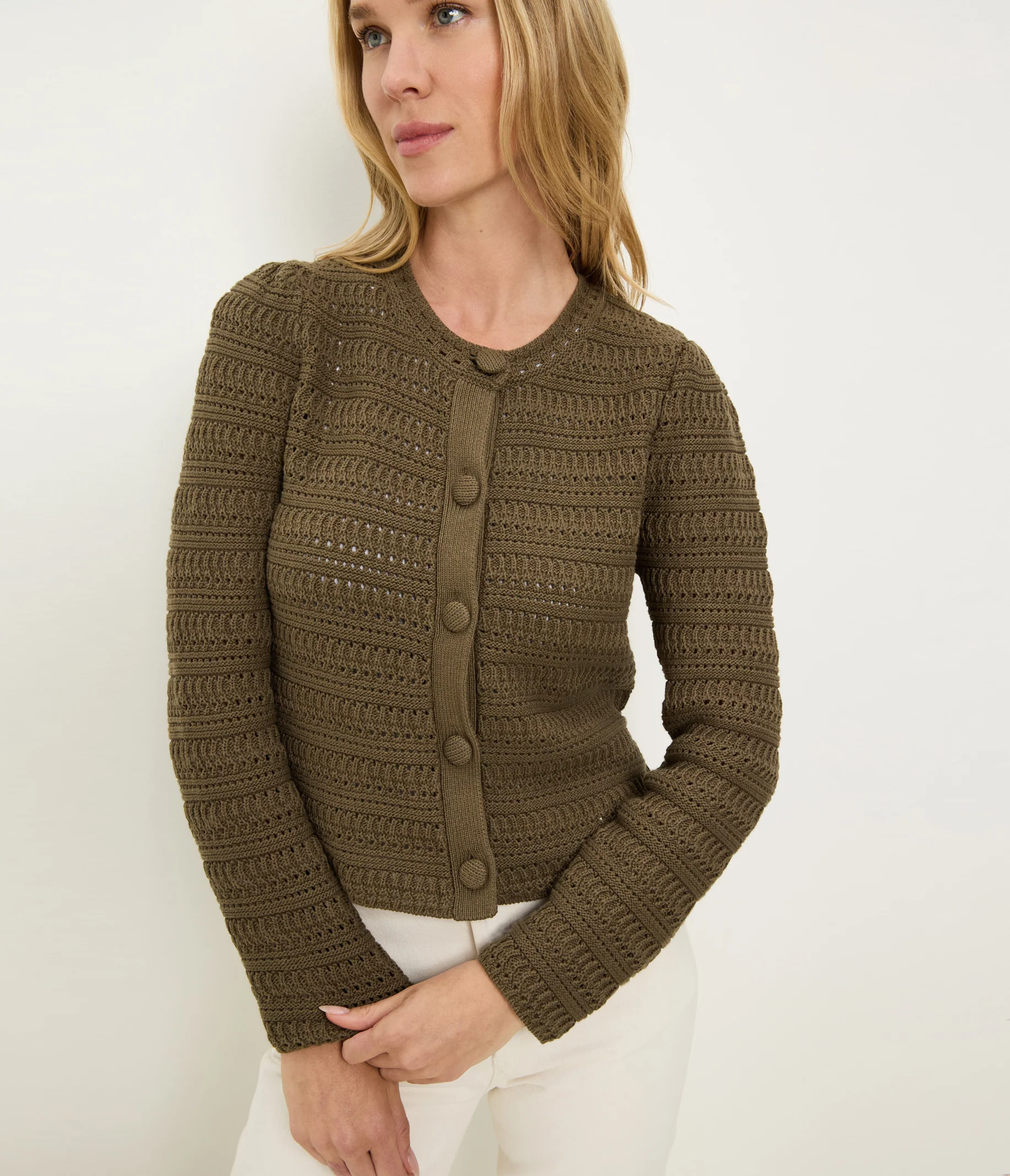Winona Crewneck Cardigan