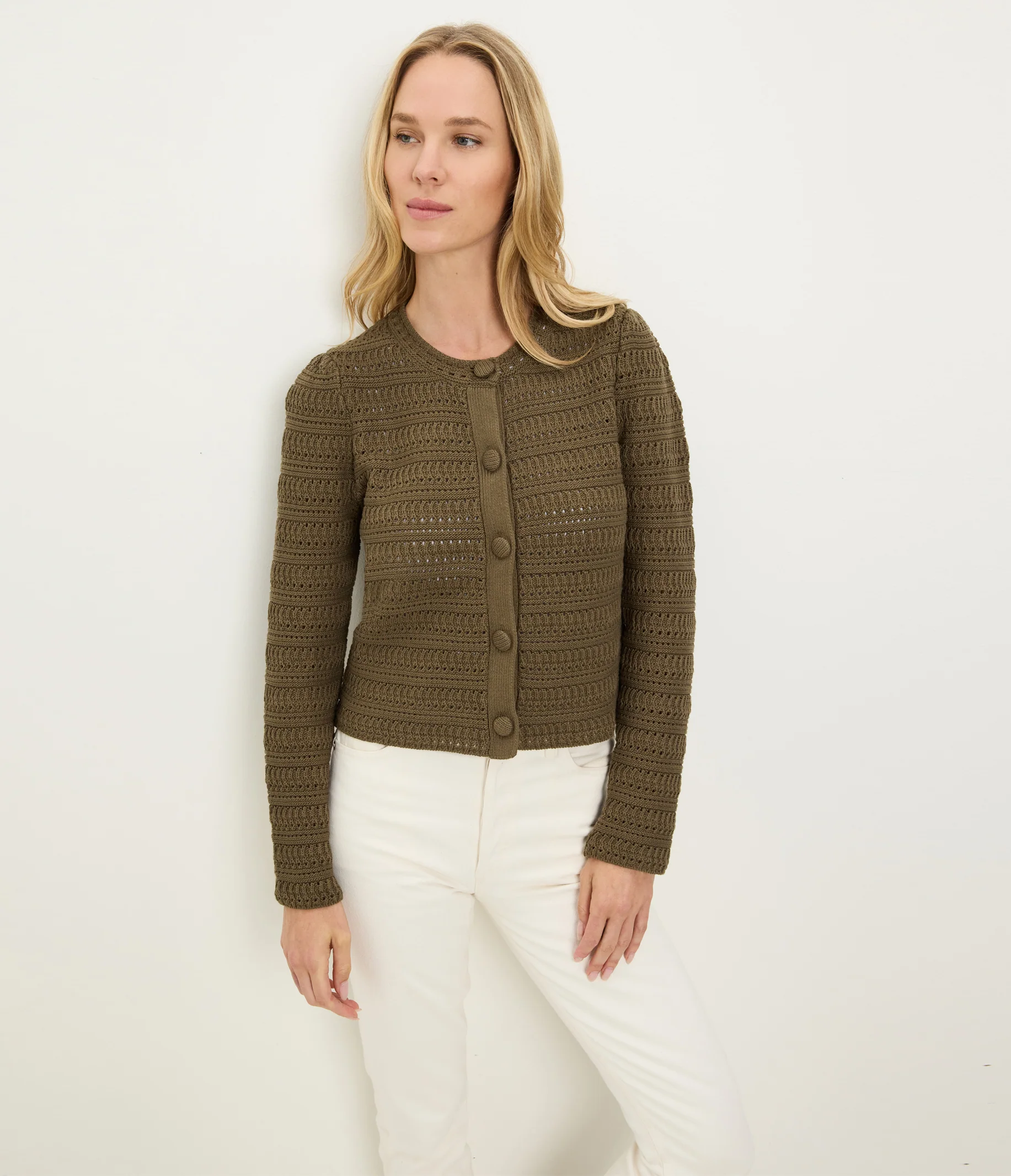 Winona Crewneck Cardigan - Image 2