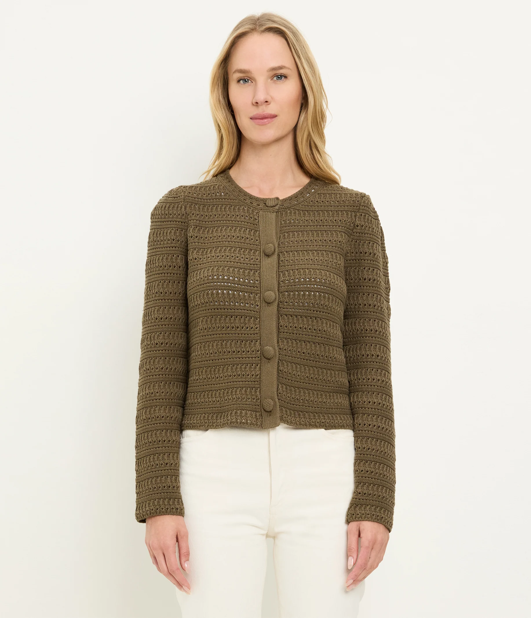Winona Crewneck Cardigan - Image 3