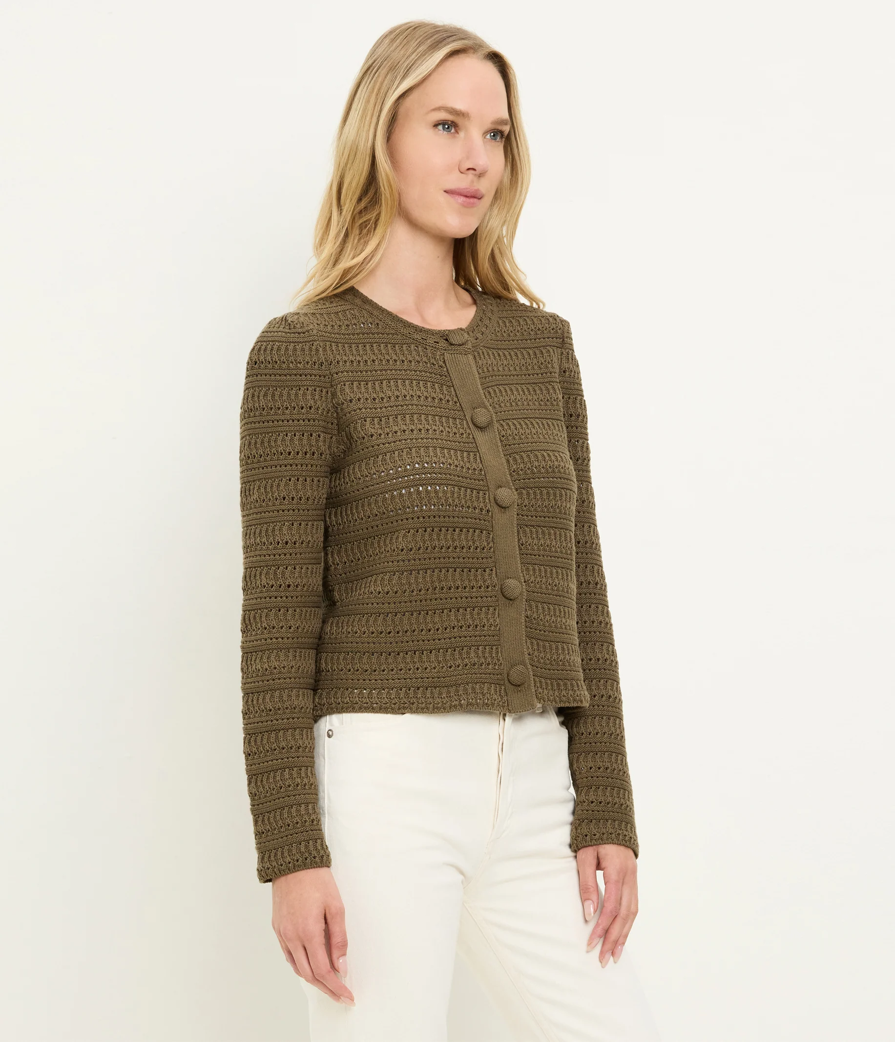 Winona Crewneck Cardigan - Image 4