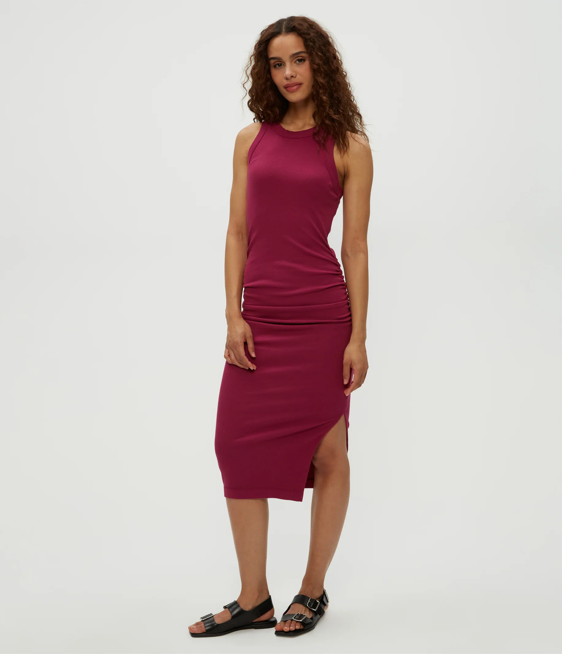 Wren Ribbed Midi Dress - Image 47