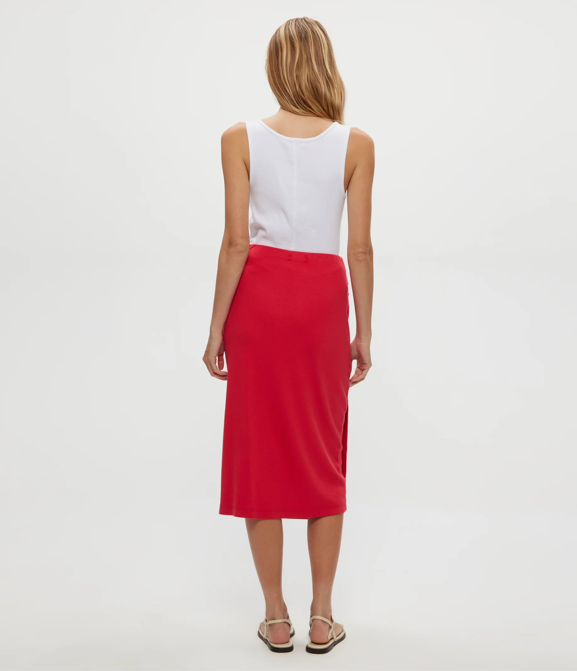 Yeni Ribbed Midi Skirt - Image 11