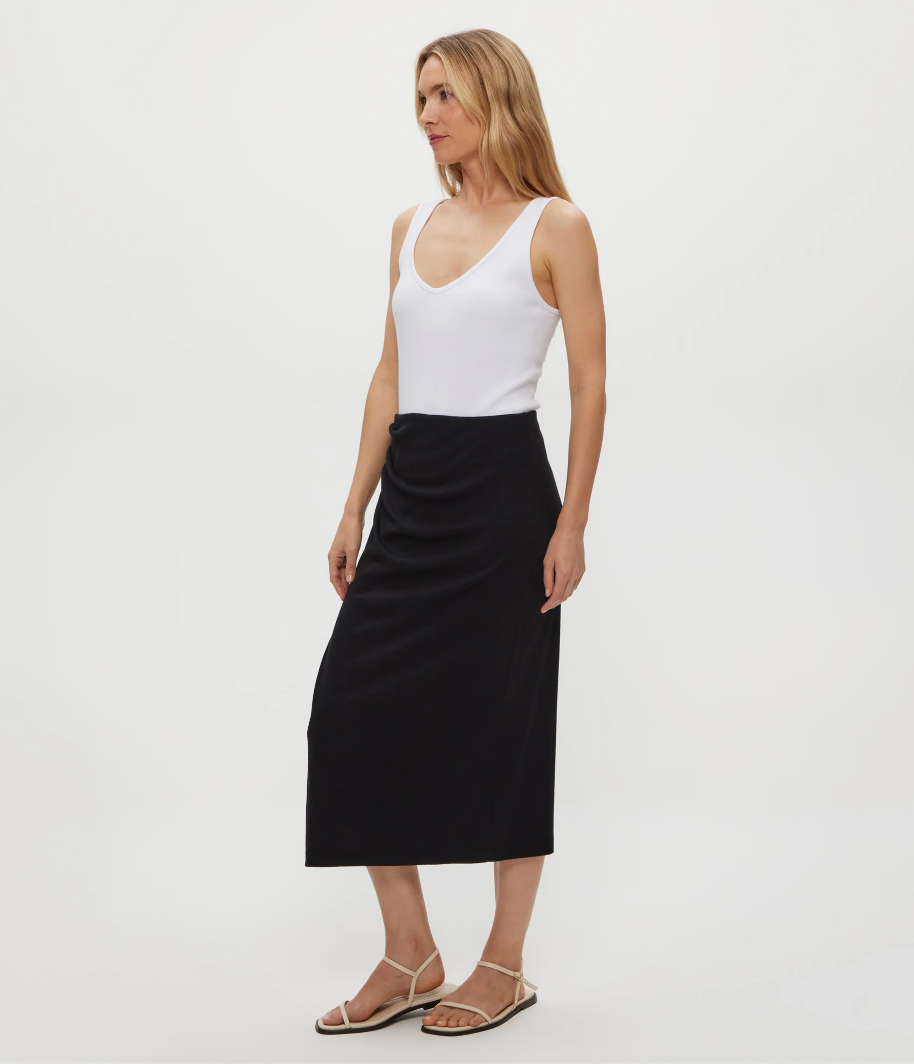 Yeni Ribbed Midi Skirt - Image 14