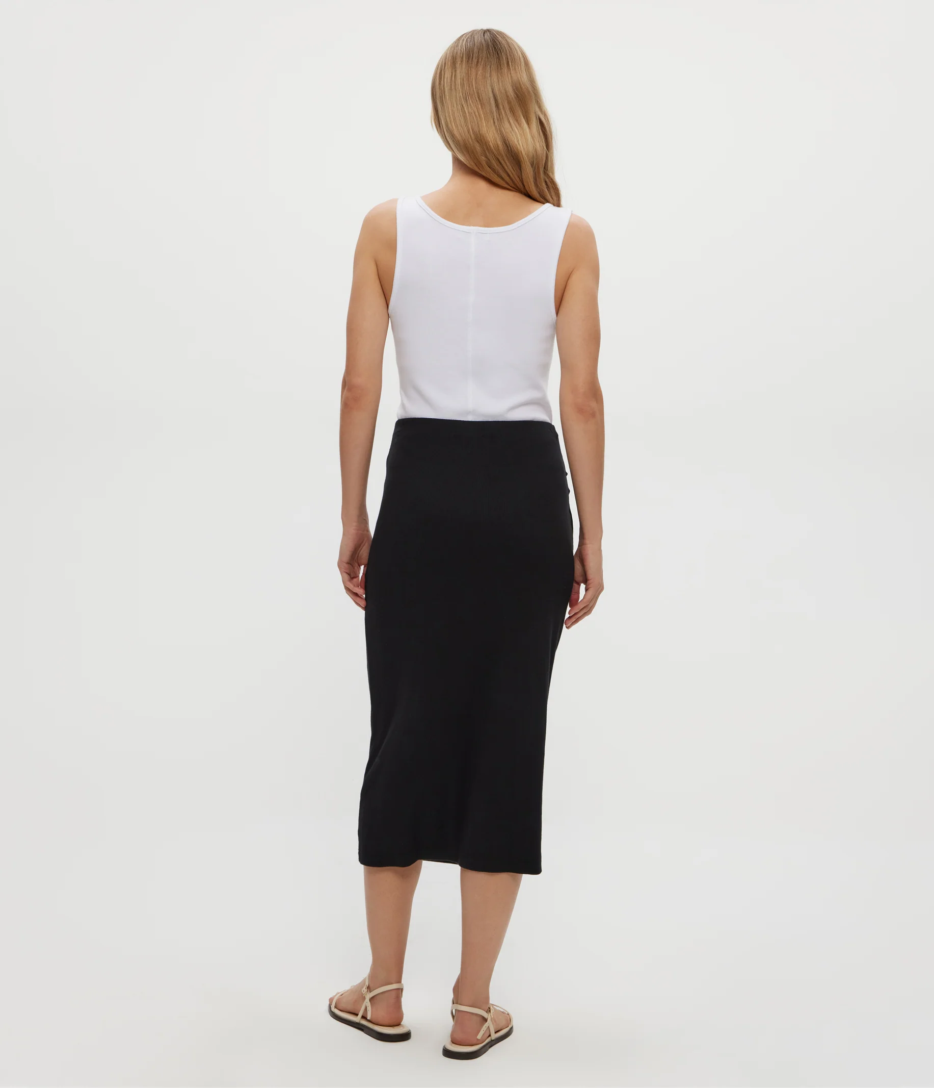 Yeni Ribbed Midi Skirt - Image 15