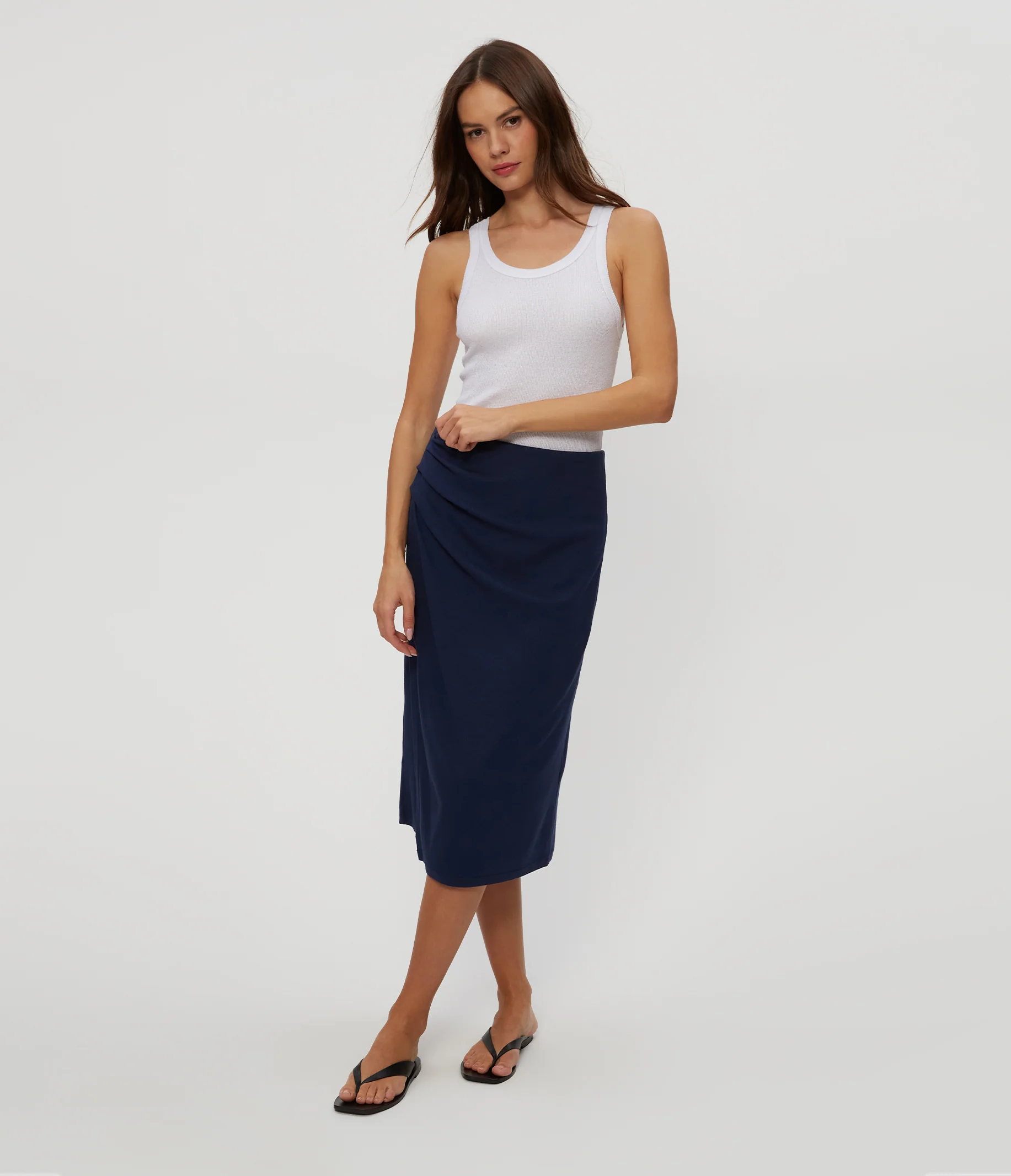 Yeni Ribbed Midi Skirt - Image 17
