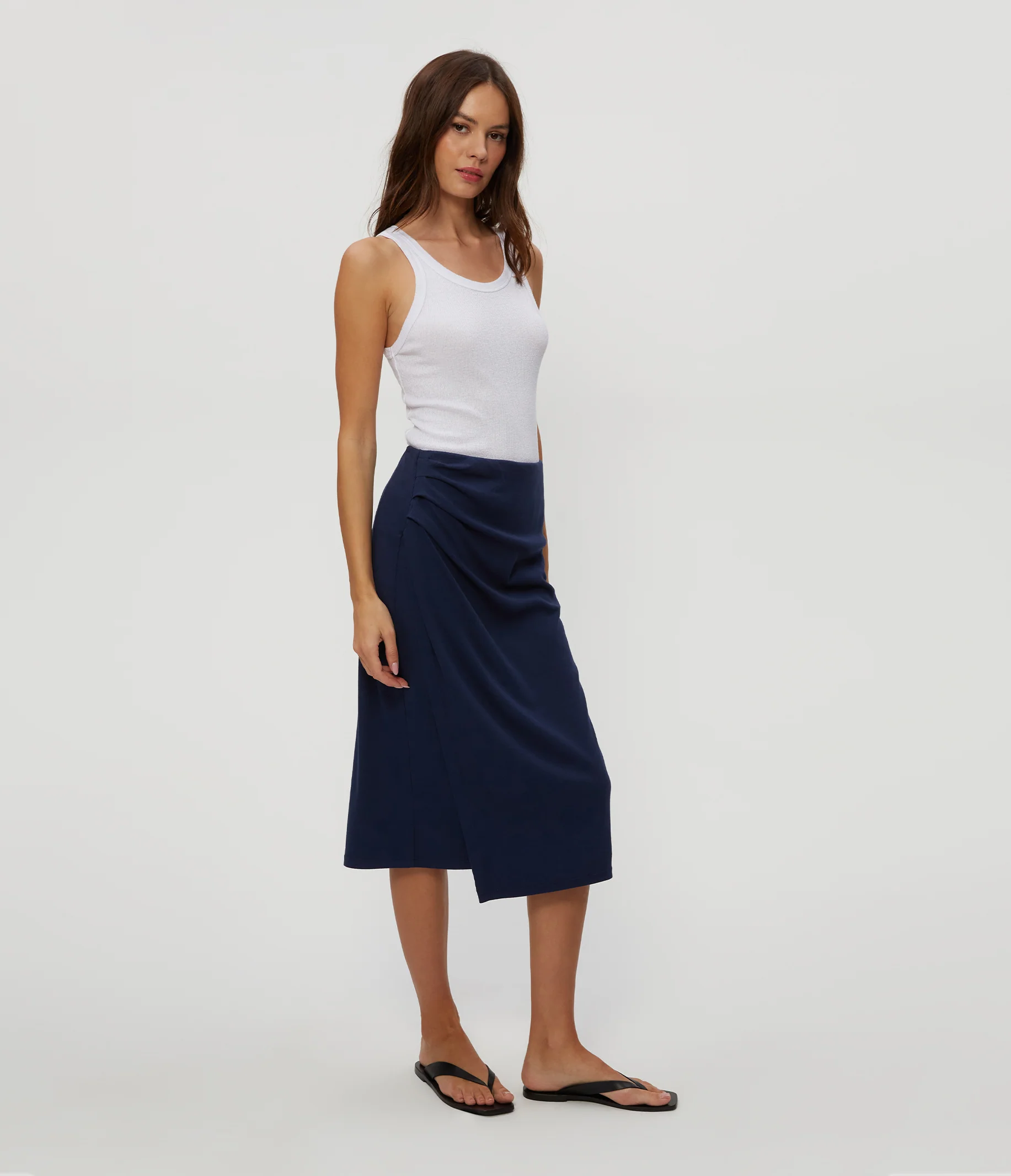 Yeni Ribbed Midi Skirt - Image 18