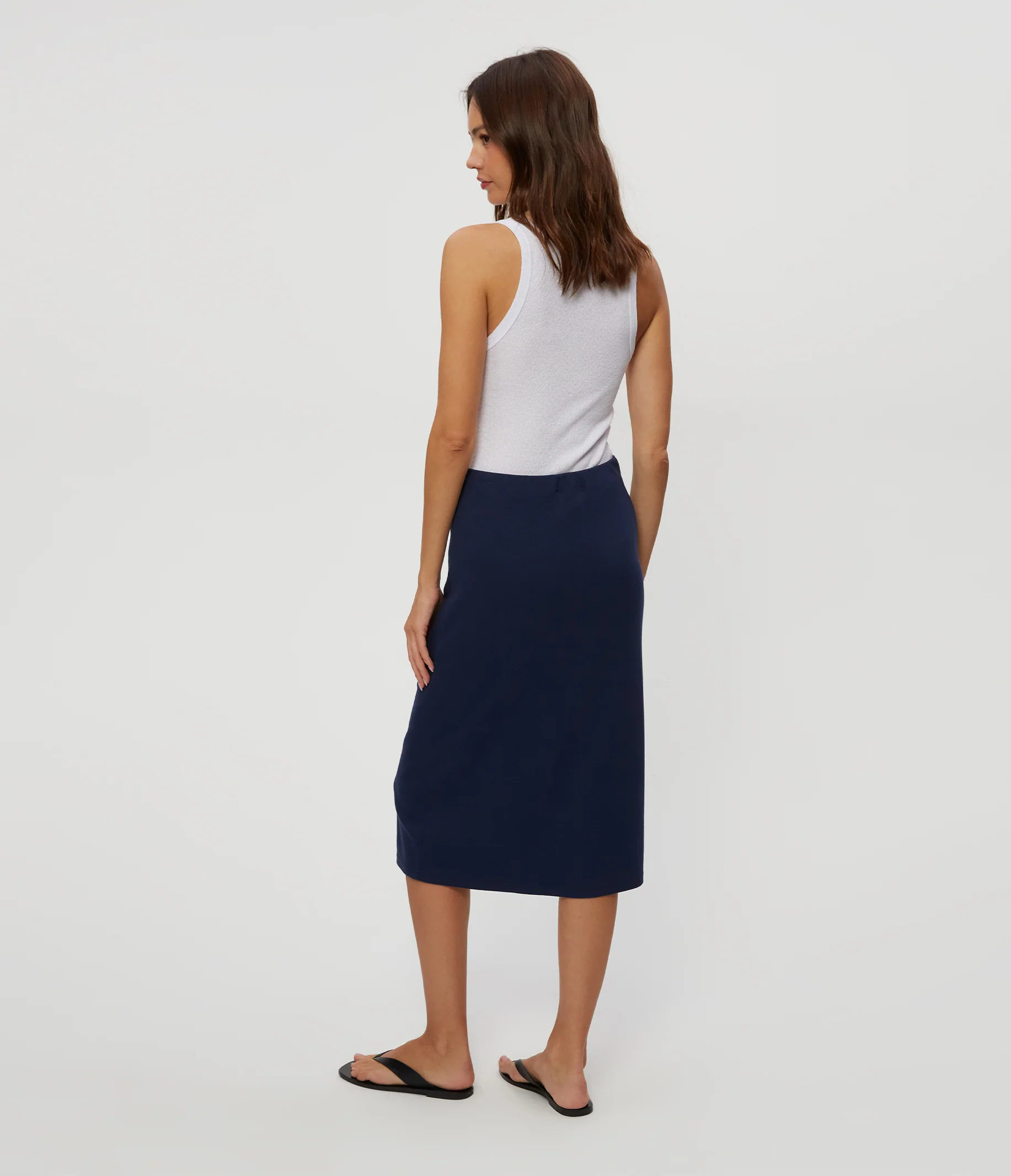 Yeni Ribbed Midi Skirt - Image 19