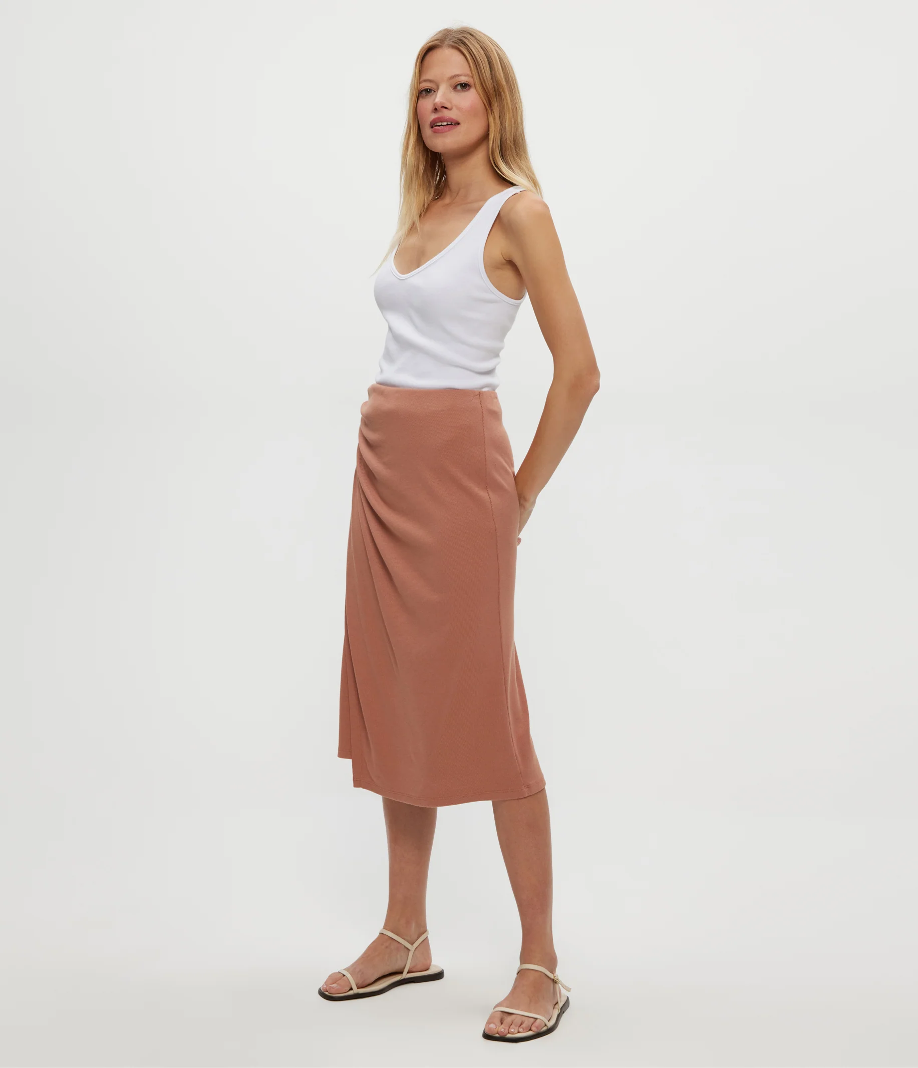 Yeni Ribbed Midi Skirt - Image 6