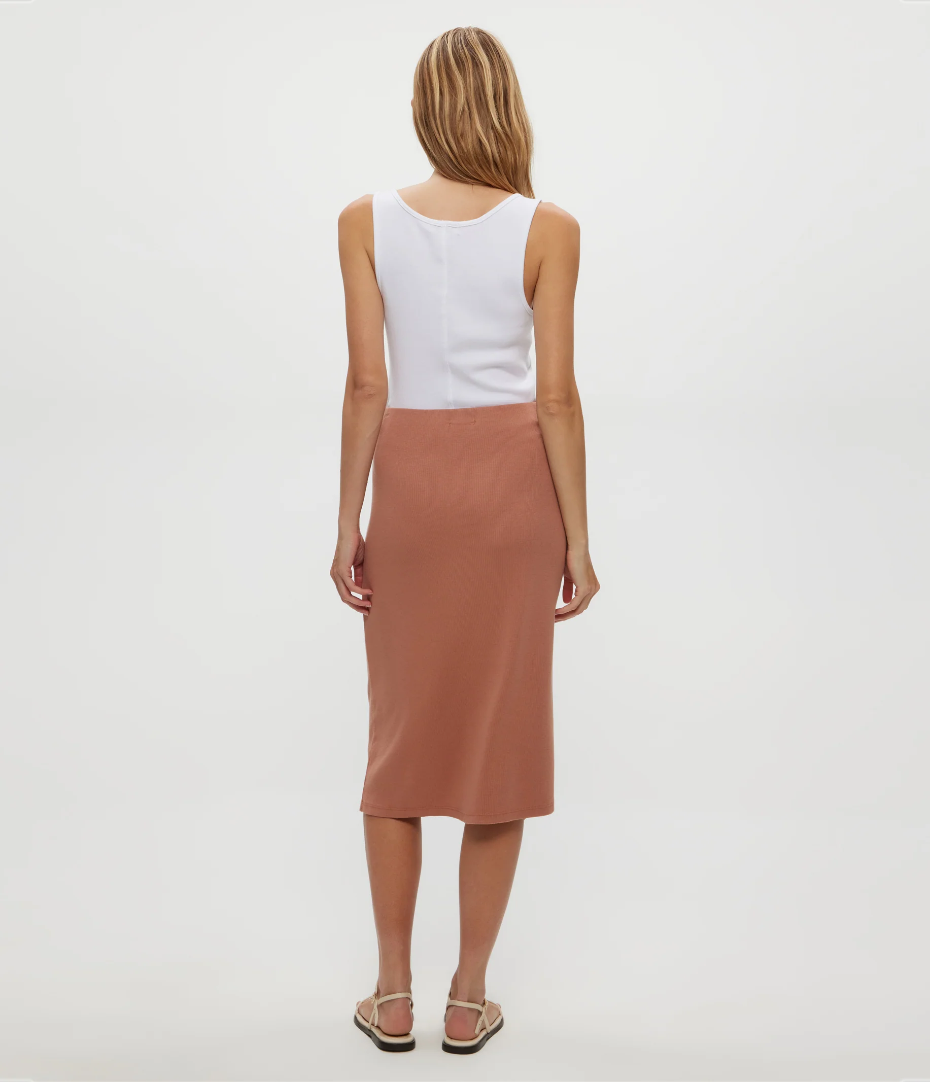 Yeni Ribbed Midi Skirt - Image 7