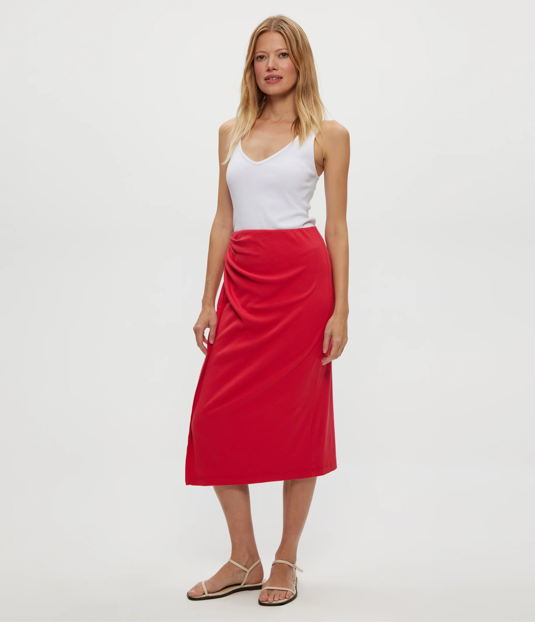 Yeni Ribbed Midi Skirt - Image 8