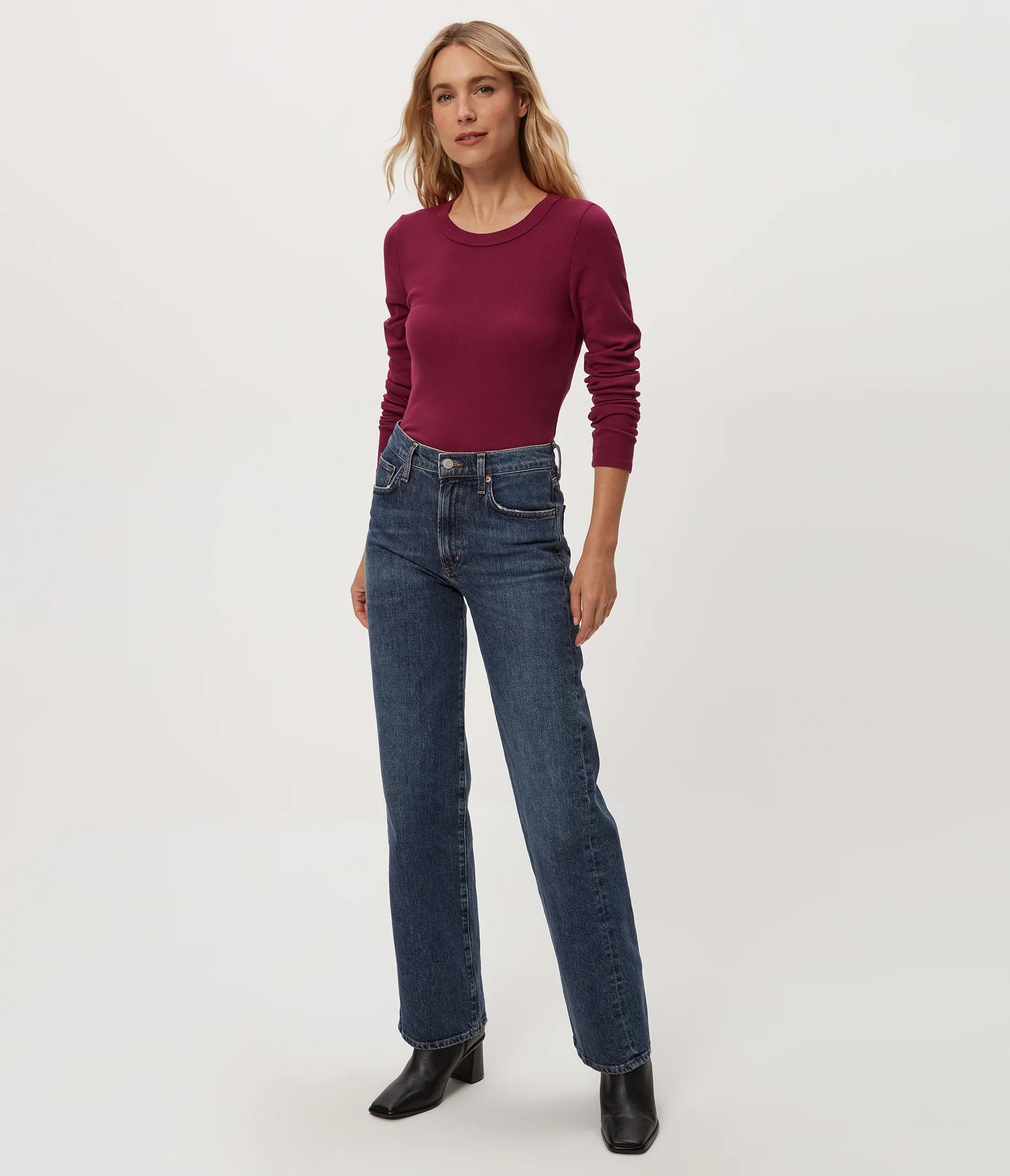 Zola Ribbed Tee - Image 34